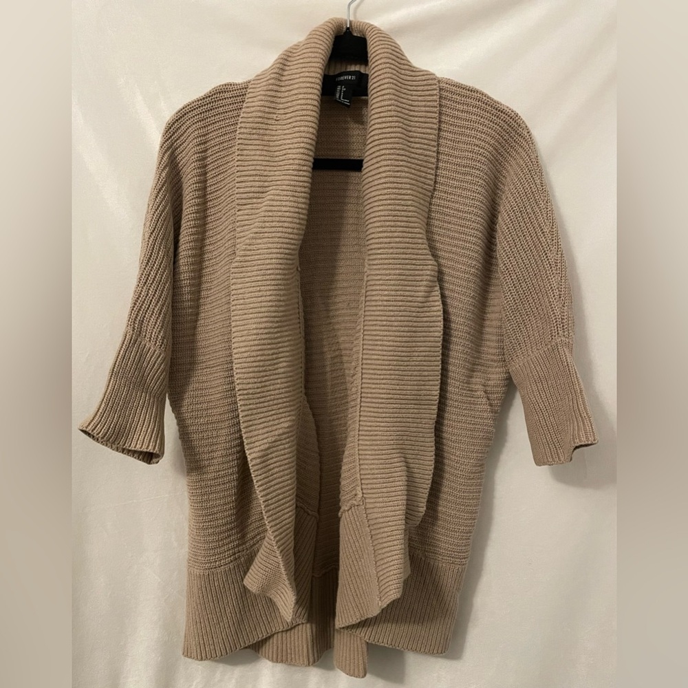 Forever 21 Tan Women's Cardigan